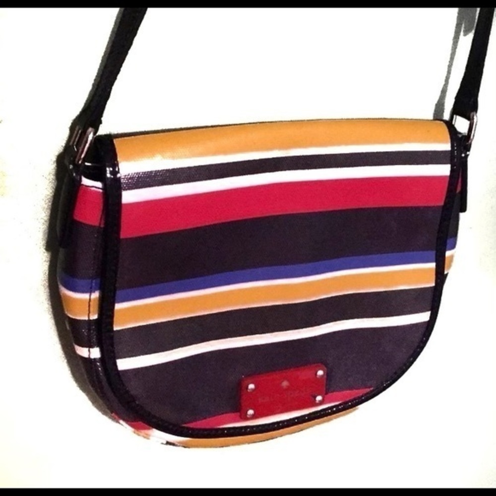Kate Spade striped Crossbody Purse